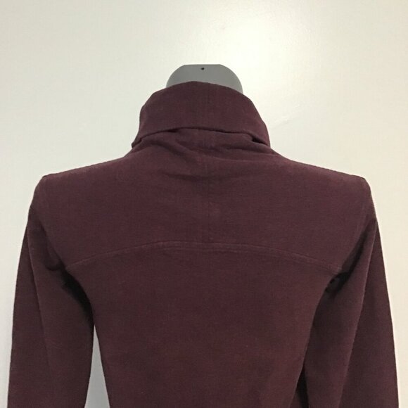 Lululemon On The Double Pullover Heathered Bordeaux Drama Size 2 - Picture 4 of 14